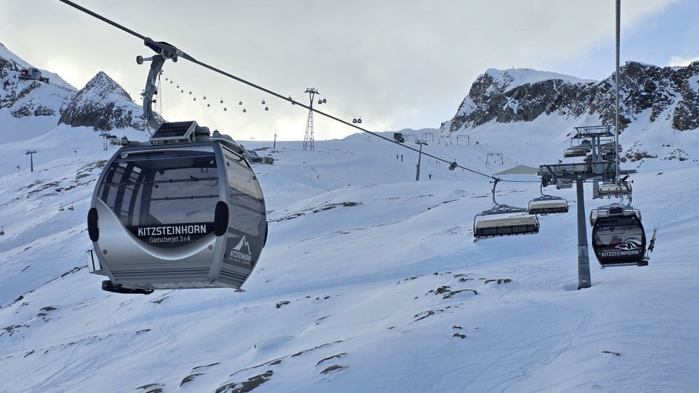 Op weg naar de Gletsjer bij Kaprun.